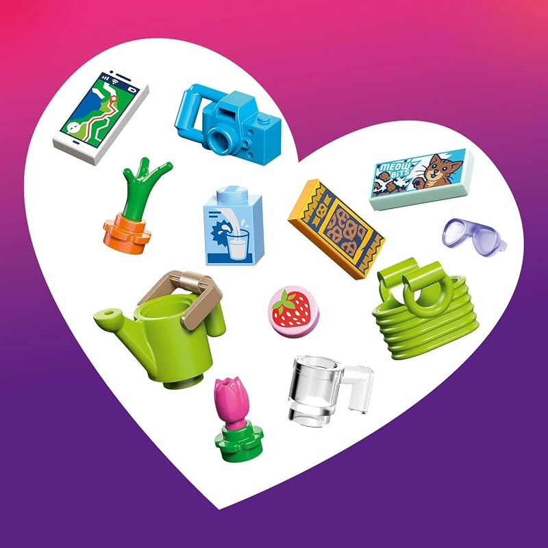 Friends Cabaña de Glamping en la Naturaleza – Casa de Juguete con 2 Mini Muñecas, Figura de Gato y Accesorios Inc. Camas y Comida – Regalo de Cumpleaños para Niñas de 6+ Años – 42682