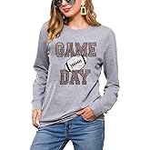 Pingyongchang Women's Football Mom Long Sleeve Shirt - Grey, Large