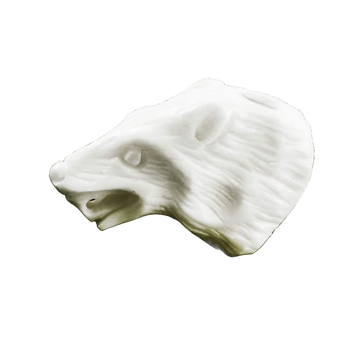 NKlaus hair ornament beard bead CLANIR wolf head bone curly bead 6440