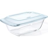 OXO Good Grips Glass Loaf Pan | Baking Essentials, Freezer-to-Oven Safe, Leakproof Lid, Bread, Meatloaf, Pound Cake, Dishwasher Safe