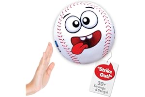 Move2Play, Hilariously Interactive Toy with Music & Sound Effects | Birthday Gift for Boy & Girl | Ball for Toddler & Baby | 6, 12, 18+ Months | 1, 2, 3+ Year Old (Baseball)
