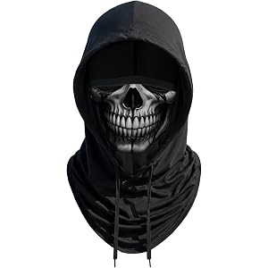 Skull Balaclava Hat for Women Men Sun UV Protection Summer Cooling Full Face Mask Cycling Hiking Fishing Outdoor Sports