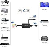 AIFHDAUF RCA to HDMI Converter with HDMI Cable 720p 1080p AV to HDMI view 2