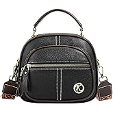 VODIU Women's Crossbody Bag Small Purse, PU Leather Handbag with Multiple Pockets