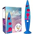 Vanful Liquid Motion Lamp Large Adored by Adults and Kids for Years, Motion Lamp with Pink Wax in Blue Water for Boys Girls Bedroom Office Decor, Relaxing Mood Light for Night Birthday Party