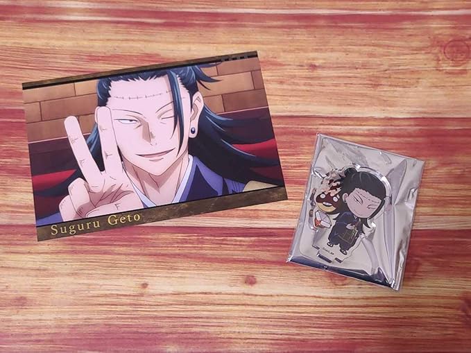 Amazon 呪術廻戦 ばくだん焼き コラボ 夏油傑 アクリルスタンド アクスタ コースター 第2弾 東急ハンズ購入特典 ポストカード ポスカ アイドル 芸能人グッズ 通販