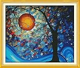 The Fantasy Tree Of Dreams Printed Cross Stitch Kits Printed Fabric Cross-Stitch Set DIY Hand Embroidery Kit Needlework 31''x27''