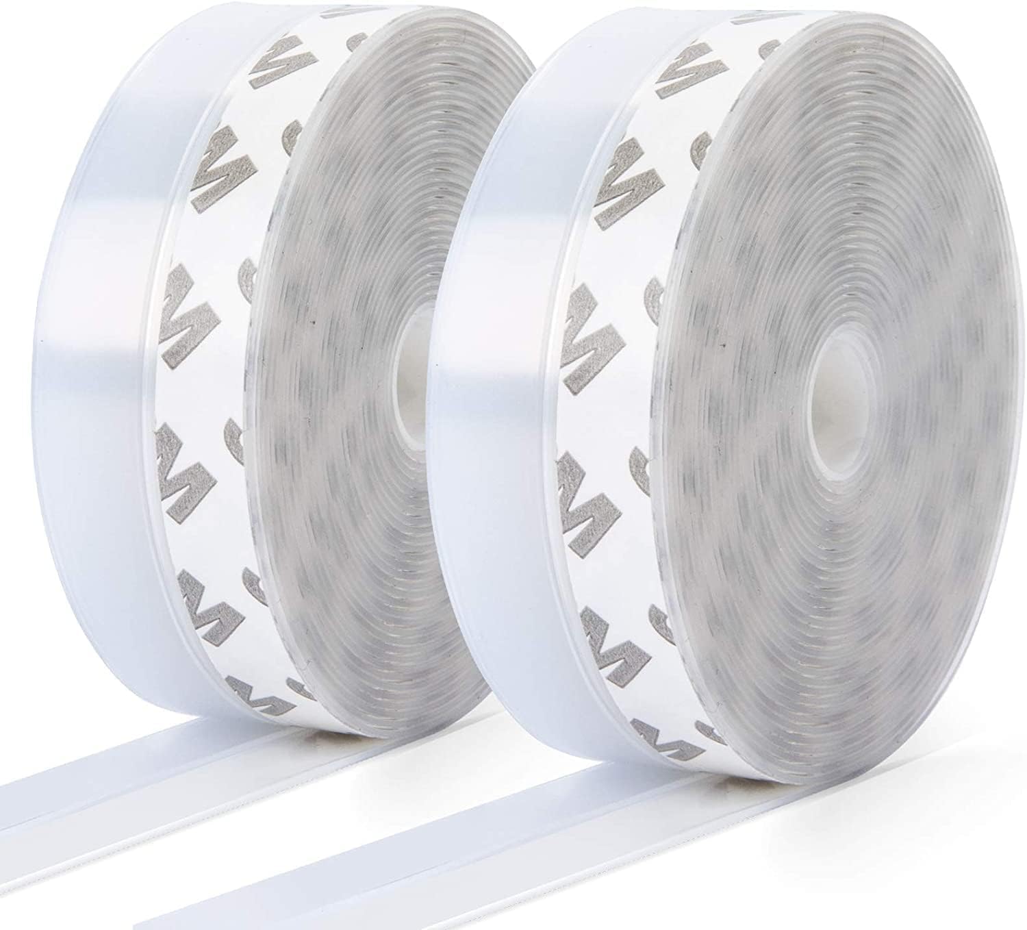 Draft Excluder Tape, 10M/33FT 35MM 2PCS Silicone Seal Strip Door Bottom Sealing Strip, Door Seal Strip E-PROUSE Silicone Door Sealing Strip