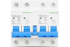 2P 63A MTS Dual Power Manual Transfer Switch Circuit Breaker MCB 50HZ/60HZ 400