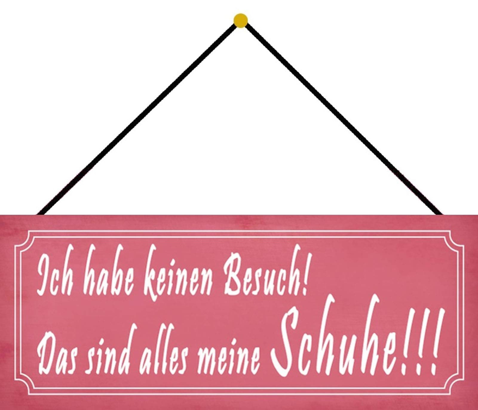 Schatzmix Tin-Plate Sign Wall Plaques, Sheet metal, Multicoloured, 27x10 cm