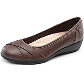 DREAM PAIRS Women's Ballet Flats Business Office Work Dress Shoes Comfortable Dressy Flats for Women