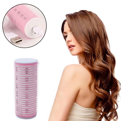 Layopo Usb Rechargeable Hair Roller Large Electric Heating Self