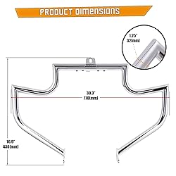 Kinglemc Crash Bar Engine Guard Highway Freeway Bar