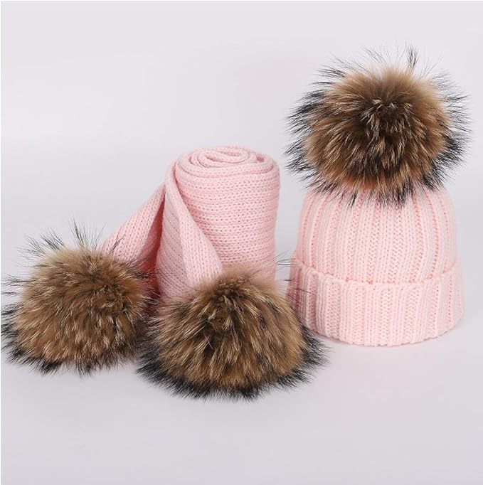 Amazon Yly ニット帽 ポンポン帽子 暖かい 快適 調節可能 帽子 秋冬 色 ピンク サイズ 55 60cm ベレー帽 通販