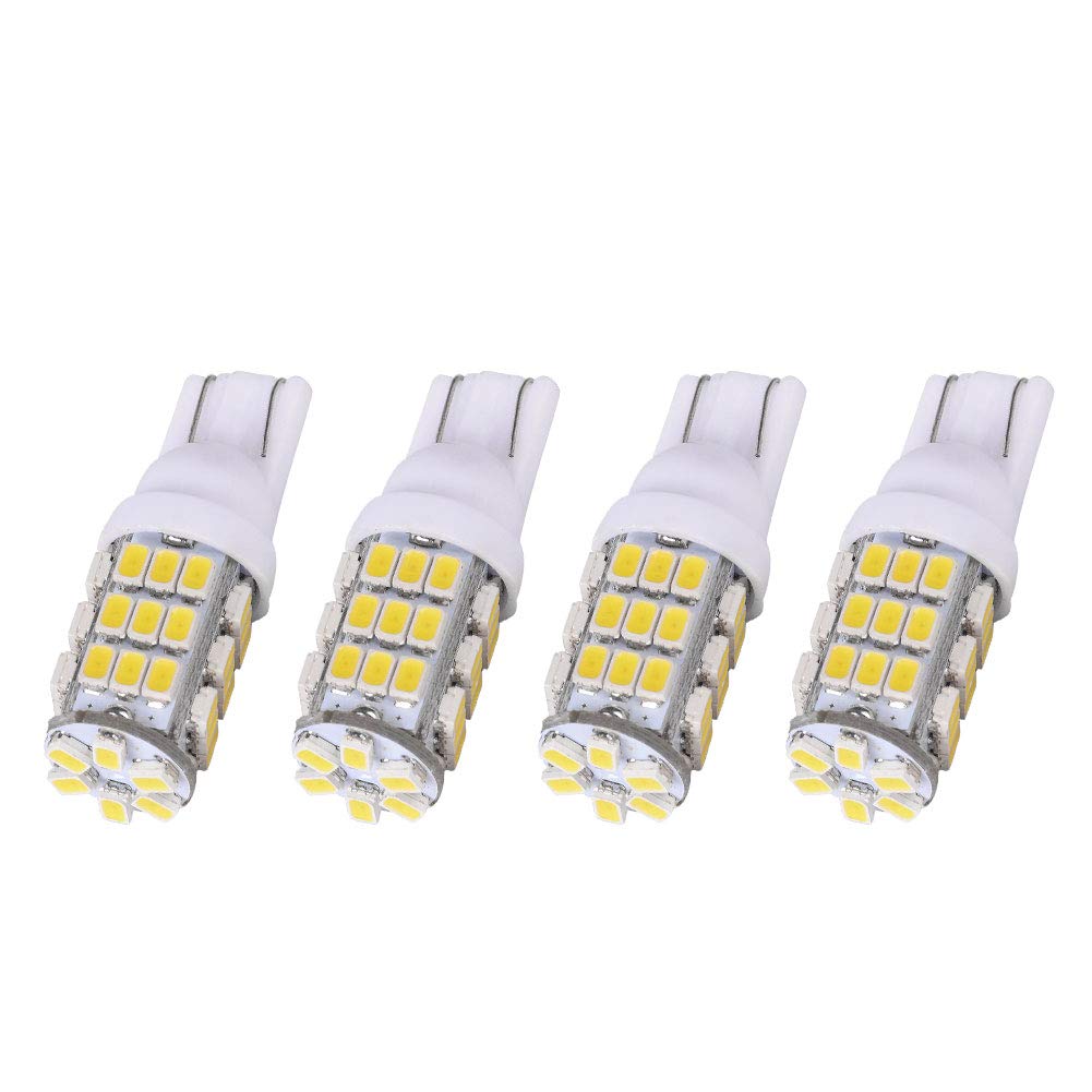 YITAMOTOR T10 42-SMD RV Trailer Car Backup Reverse White LED Light Bulb 194 912 906 168 192 Pack of 4