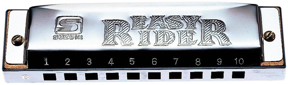Suzuki Eazy Rider 10-Hole Diatonic Harmonica Red