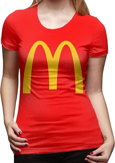 red mcdonalds shirt