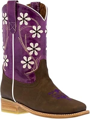 kids purple cowboy boots