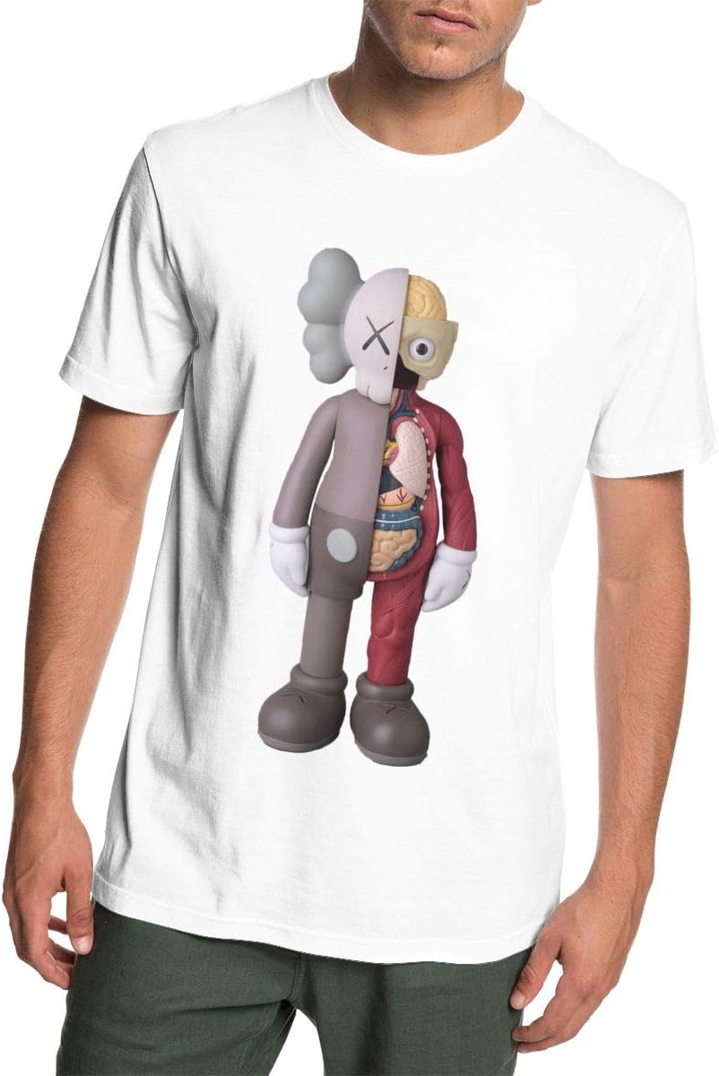 ANANBoyle Men's KAWS Cotton Clothes Short Sleeve T Shirt Cool Tee Tank