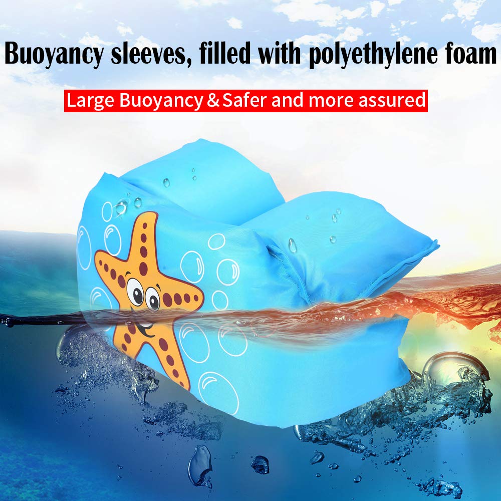 学習 2 6歳 赤ちゃん スリーブ トレーニング 子供 ウォータースポーツ ベスト Micher B07p1jf8 リング 男の子 女の子用 水泳補助 キッズ 水泳 33 55ポンド 幼児 ベスト ライフベスト アームバンド スイム 浮き輪 ライフジャケットフローティングベスト 定期入れの