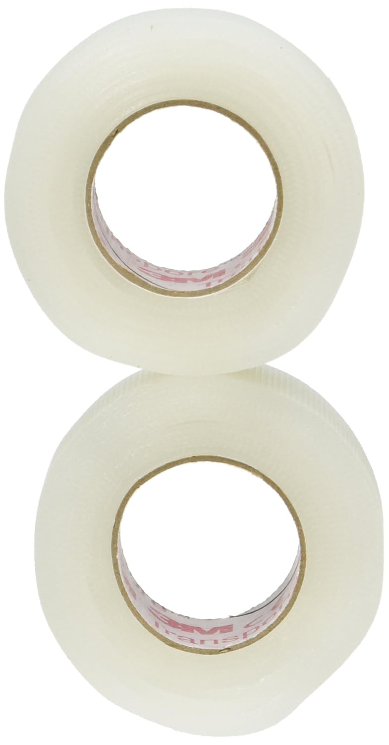 Transpore Clear Wide First Aid Tape, 2 Count