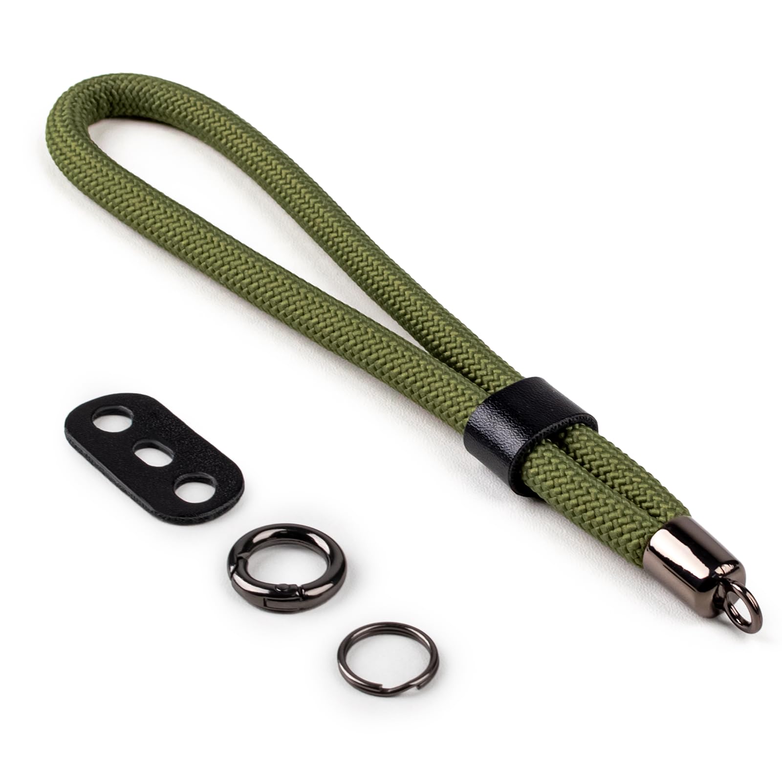 VOVMOEYA Camera Wrist Strap Rope,Camera Hand Strap Compatible with Fujifilm XT5 XH2S Nikon Z30 Z50 Canon EOS R6 R10 R50 Sony A6700 A6400 A6000 A7C II A7IV DSLR Camera - Green — image 1