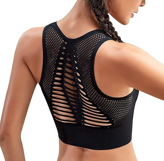 A. M. Sport Top Sujetador Mujer Deportivo compresivo Fitness ...