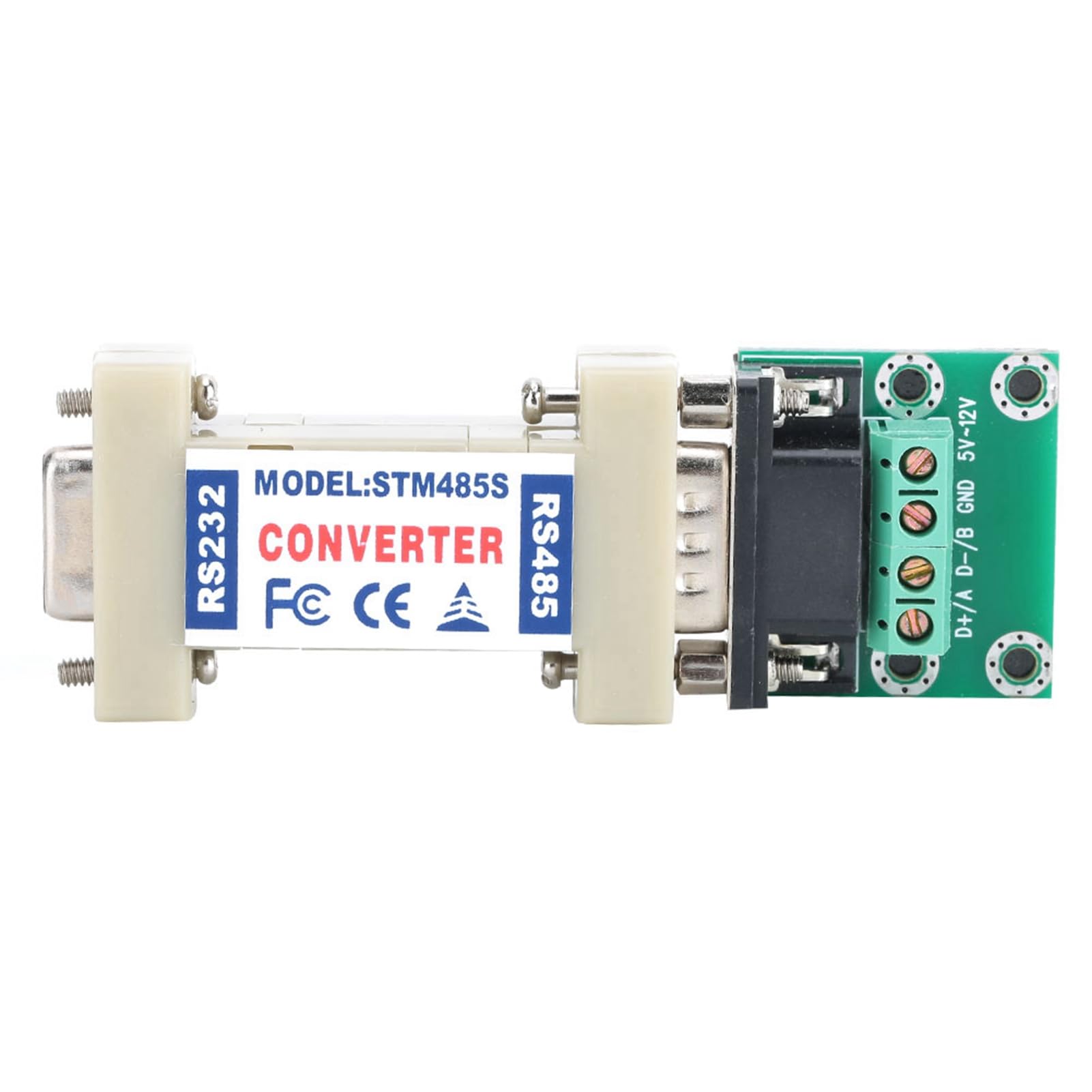 Walfront RS232 to RS485 Passive Serial Converter Adapter Data Communication Interface