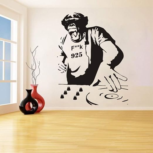 Walsitk Mono Dj Pegatinas De Pared Mural De Vinilo Arte Decoracion