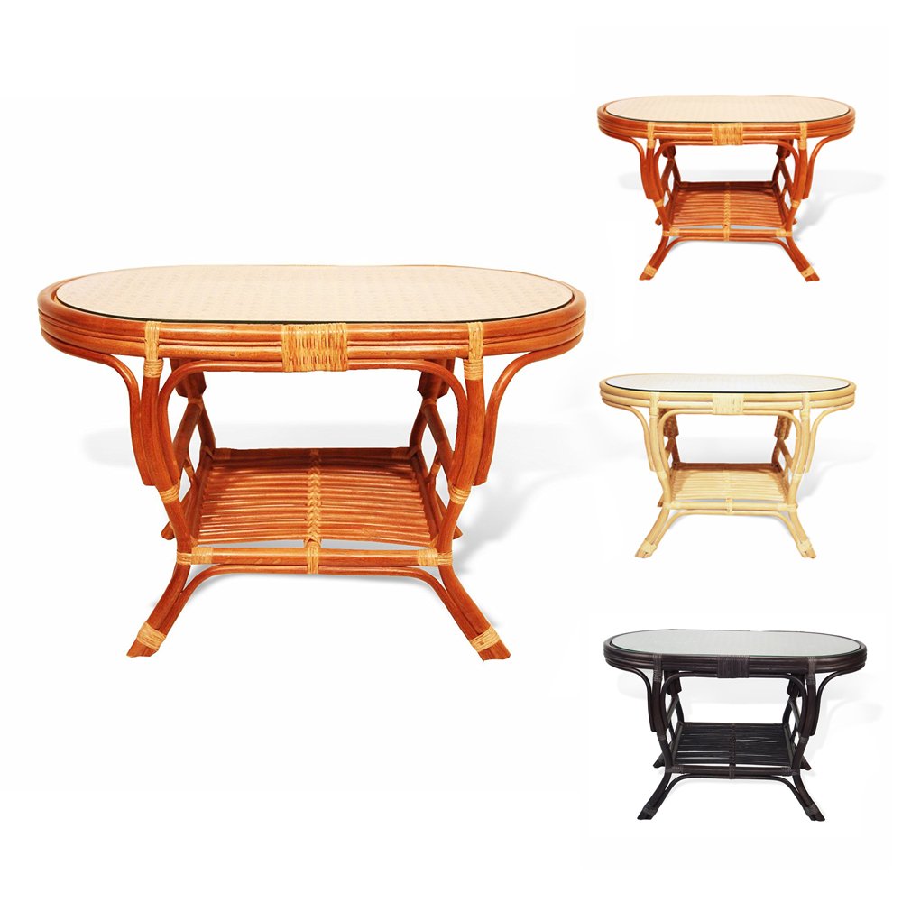 Best Wicker And Glass Coffee Table