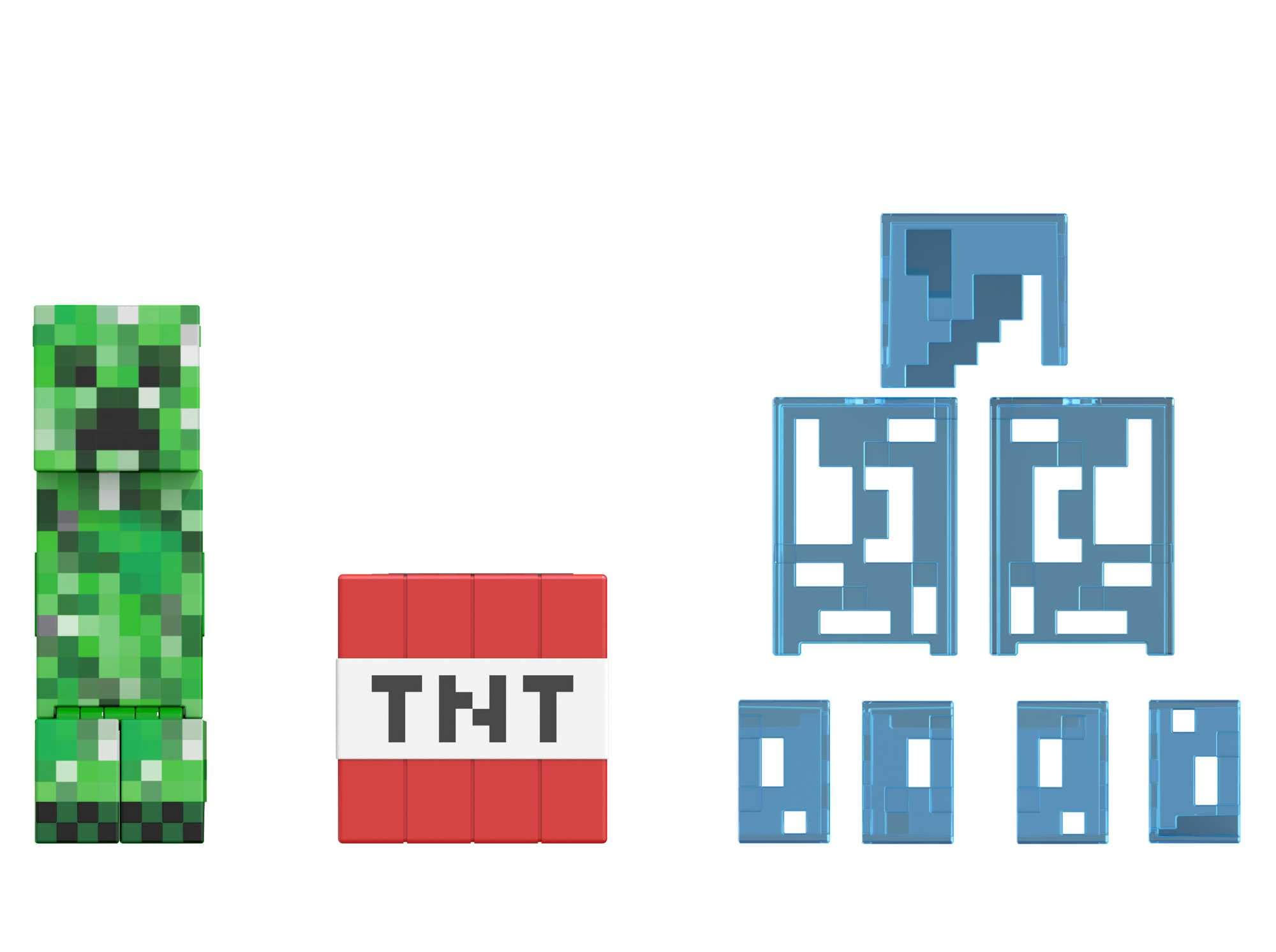 Mattel Minecraft Diamond Level Creeper Action