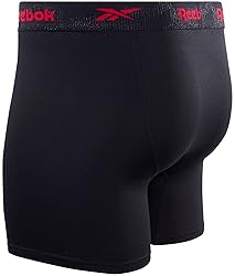 Reebok Men's Boxer Briefs - 4 Pack Soft Mens