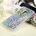 S9 Case, Galaxy S9 Case Clear 3D Moving Bling Sparkle Glitter Quicksand Star Flowing Liquid Slim Fit Soft TPU Shockproof Protective Cover for Sumsung Galaxy S9 Case with Data Cable Plug & Pen, Totem