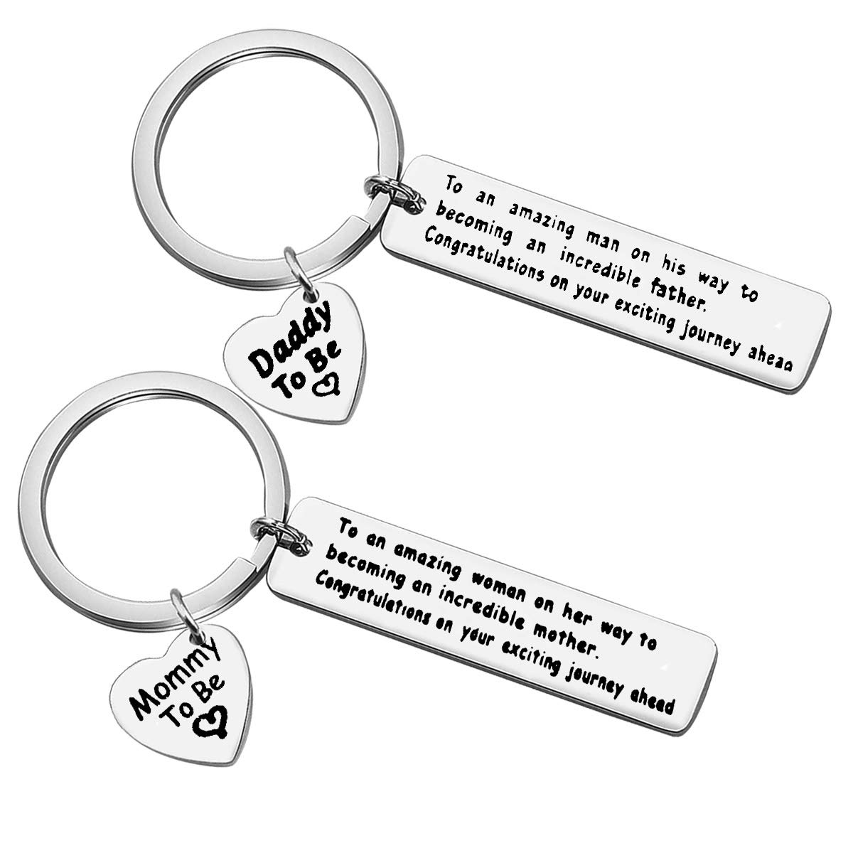 New Mum Keyring New Dad Gifts Pregnancy Announcement Gifts New Parents to Be Gifts First Time Mum Dad Gifts Mothers Day Gifts Father Day Gifts