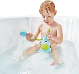 Yookidoo Baby Bath Shower Head Elephant Water Pump Blue view 6