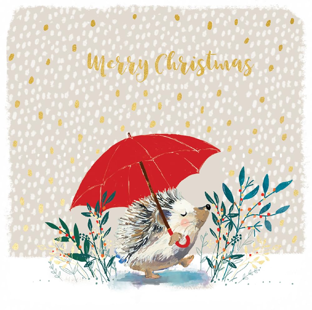Ling Design Whimsical Cute & Festive Kids & School Pack of 6 Christmas Cards - Premium Board - Charity Christmas Cards Great British Card Company (Christmas Snow)