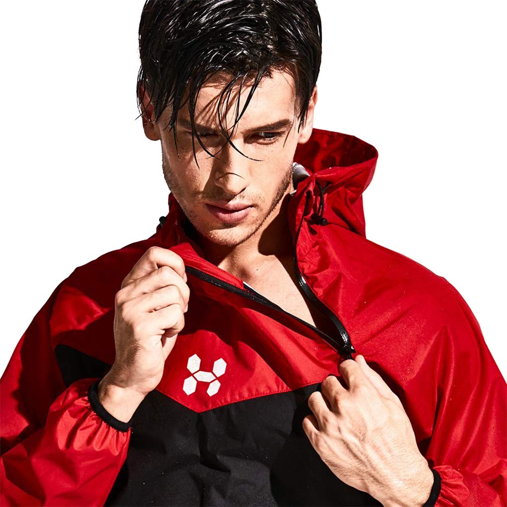 HOTSUIT Sauna Suit Men Weight Loss Jacket Pant Gym Workout Sweat Suits