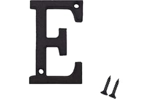 YICC 3 Inch House Letters, Cast Iron Mailbox Letter/Home Address Letter, Letter E