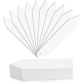 Foraineam 1000 Pcs 4 Inches Plant Labels Plastic Plant Tags Nursery Garden Labels Pot Marker Garden Stake Tags