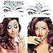 Lady Up Mermaid Rhinestones Face Jewels Crystals Tears Face Gems Glitters Temporary Tattoos Stickers for Halloween Festival Rave Carnival Party