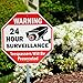 Signs Authority Video Surveillance Signs Outdoor - No Trespassing Signs Private Property - No Trespassing | 12