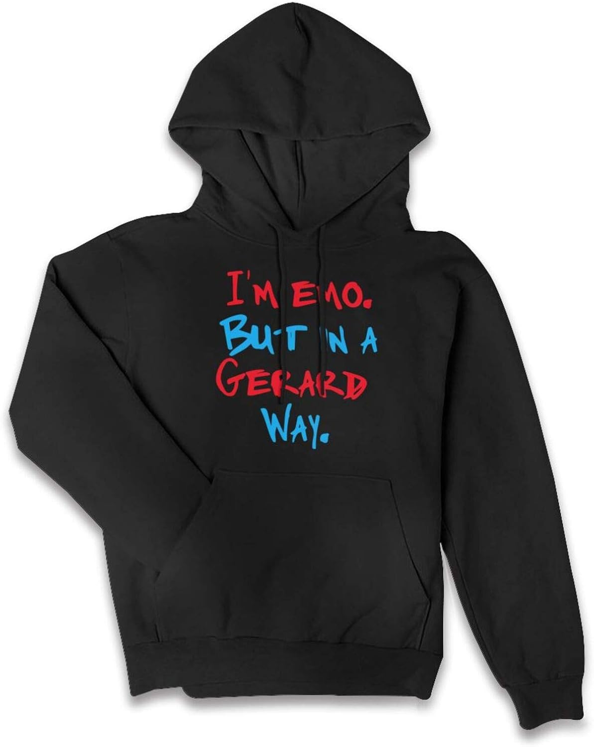 Womens Slim Fit Fleece Hoodie, I'm Emo But in A Gerard Way Sportswear