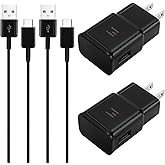 Phone Charger USB C Fast Charger Android,for Samsung Charger Type C Charger Fast Charging Block &6.6FT USB Charge Cable Cord for Samsung Galaxy S25/S24/S23/S22/S21/S20/S10/S10 Plus/S10E/S9/S8,Note 8 9