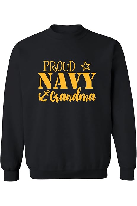 PROUD NAVY GRANDPA Crewneck Sweatshirt 