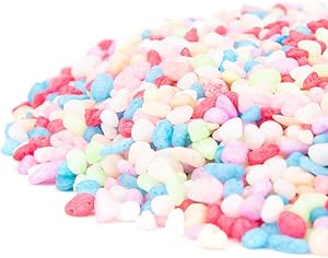 18 Pounds Multicolor Decorative Pebbles Small Aquarium Gravel River Rock,Garden Ornamental Pebbles Rocks, multicolor Polished Decorative Gravel,Decorative Stones,Decor for Landscaping (Multicolor)