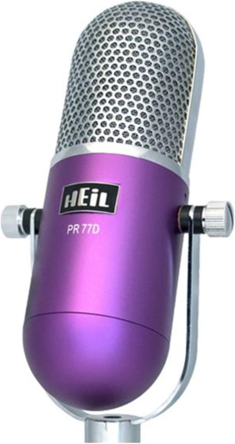 Heil PR77DP Deco Series Dynamic Mic with PR40 Element (Purple Body) Musical Instruments