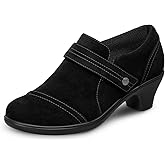 Orthofeet Women's Orthopedic Leather Eva Wedge Shoe for Foot Pain Relief