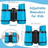 OSDUE Kids Binoculars 4x30 High Resolution Educational Toy for Ages 3-12 Boys view 2