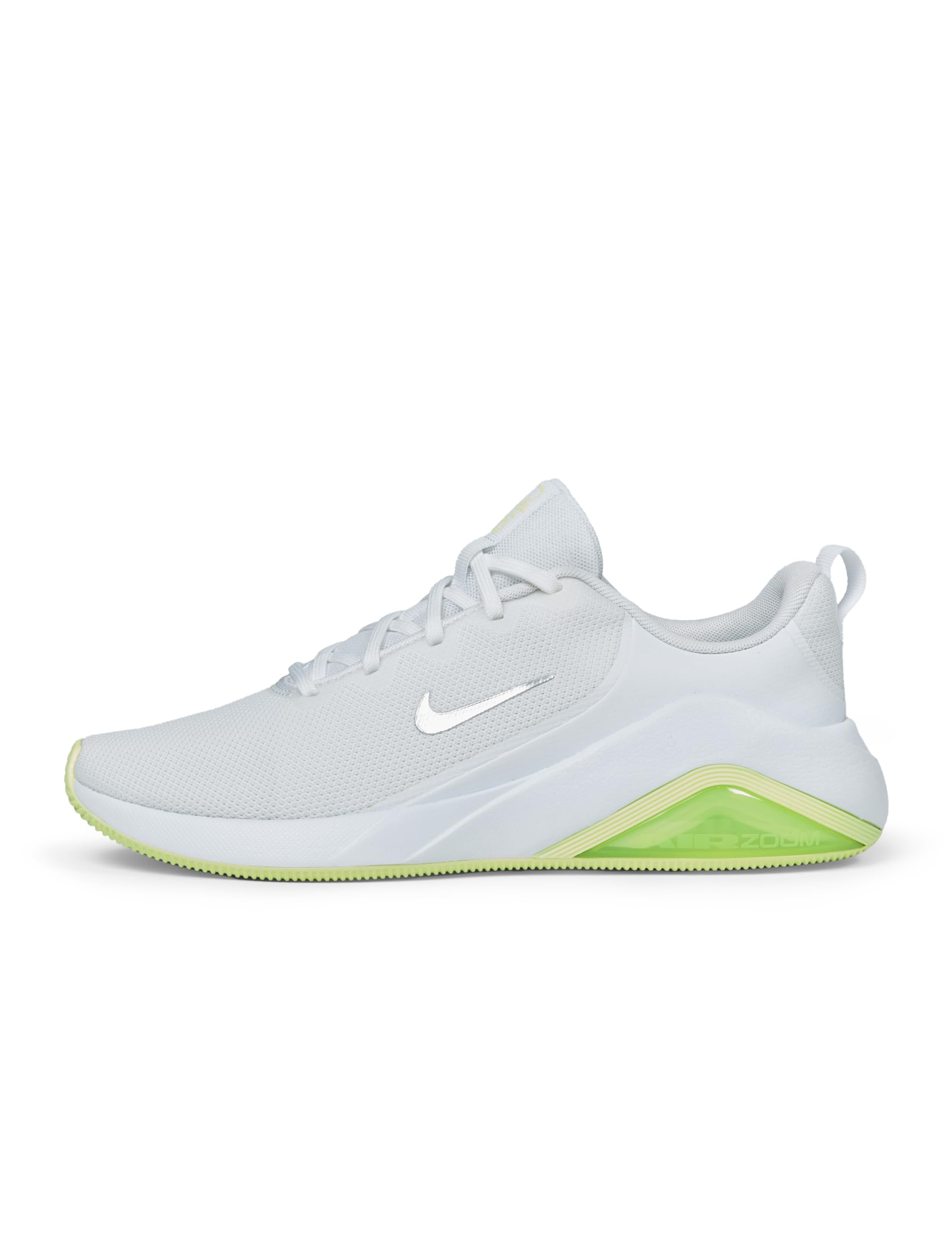 Photo 1 of Nike Women's Bella 7 Training/Workout Shoes, White/Metallic Silver-Barely Volt, 8.5
