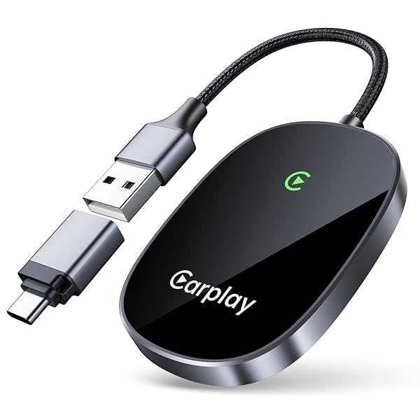 VEVAVI WIRELESS CARPLAY ADAPTER 2025 UPGRADED, CONVERTS FACTORY...